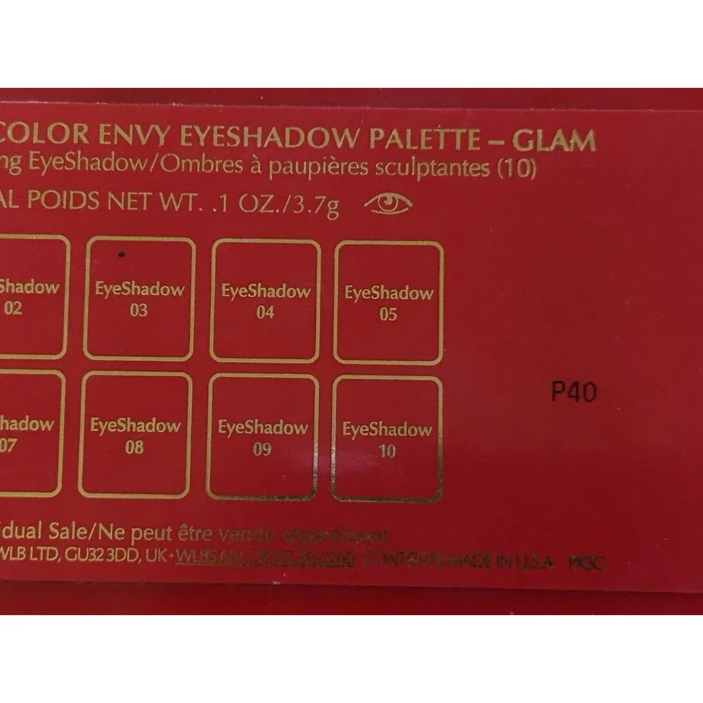 Estee Lauder - Pure Color Envy - Sculpting Eye Shadow Palette Glam (10) NEW